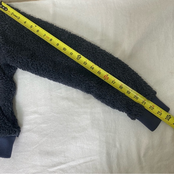 Patagonia Worn Wear Los Gatos Thick Fleece Blue Bomber Jacket Women's Small - Picture 9 of 16